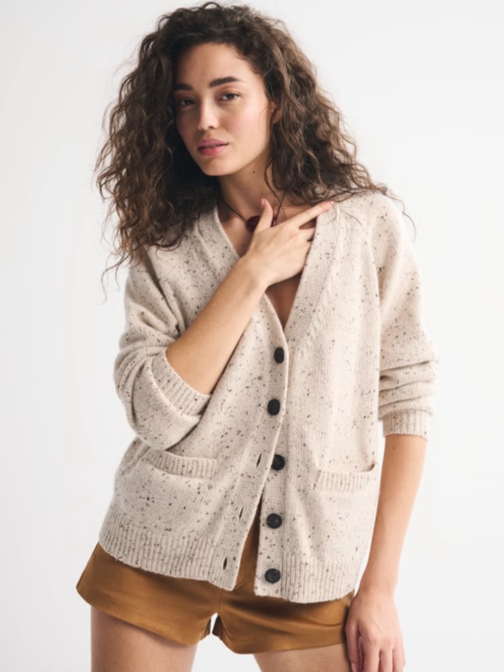 Abercrombie & Fitch Dad V neck Cardigan S